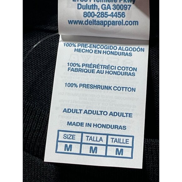 Delta Pro Weight - Men's Adult Short Sleeves T-Shirt - Graphic Tee -Black-Medium - Picture 9 of 13